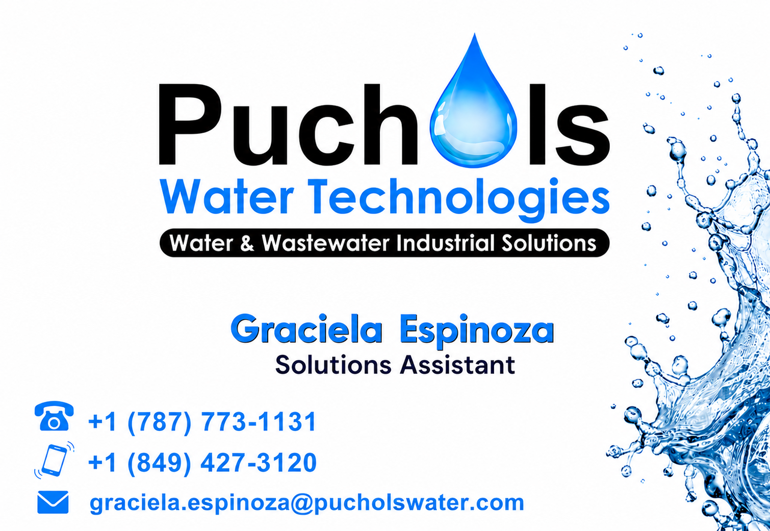 Graciela Espinoza Business Card